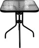 Aialaud Besk 9024089, 60 x 60 x 70 cm, läbipaistev/must