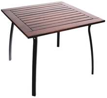 Aialaud Patio Astor, 90 x 90 x 73 cm, pruun/grafiit