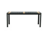 Aiasöögilaud Venture Design Togo, 200 x 100 cm, must