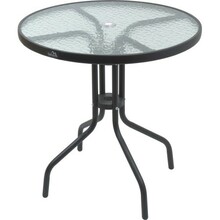 Aialaud Cattara Terst, 70 x 70 x 72 cm, must