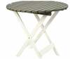 Aialaud Folkland Home Picnic Round, 76 x 76 x 72 cm, valge/grafiit