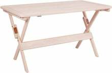 Aialaud Folkland Timber Heini-2 072, 70 x 70 x 73 cm, valge