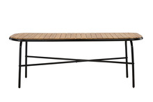 Välilaud Ventraa Home Holmbeck, 90 x 200 x 75 cm, must