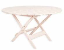 Aialaud Folkland Timber Canada 066, 125 x 125 x 73 cm, valge