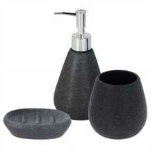 Vannitoa tarvikute komplekt Bathroom Solutions, dosaator, seebialus ja tops