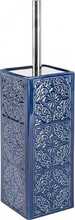 Tualetiharja hoidja Wenko Cordoba, 9.5 x 35 x 9.5 cm, sinine/kroom