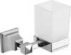 Vannitoa klaas alusega Mexen Dalia 7017338-00, 9.5 x 10 x 13 cm, kroom