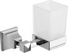 Vannitoa klaas alusega Mexen Dalia 7017338-00, 9.5 x 10 x 13 cm, kroom
