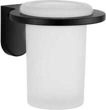 Vannitoa klaas alusega Mexen Lea 7026038-70, 11.26 x 9.5 x 8.84 cm, must