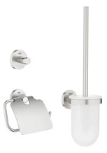 Aksessuaaride komplekt Grohe Essentials City 3 in 1 40407DC1, SuperSteel