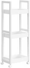 Vannitoa riiul Songmics, 20 x 30 x 80 cm, valge