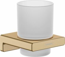 Riputatav klaas hambaharjadele Hansgrohe AddStoris 41749140, harjatud pronks