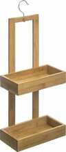 Vannitoariiul 5five Simply Smart Bamboo, riputatav, bambus, 2 taset