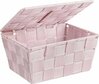 Vannitoa konteiner WENKO Adria 22574100, 19 x 10 x 14 cm, roosa