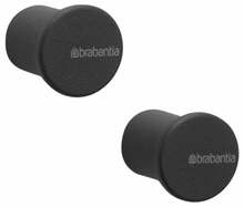 Rätikukonksud Brabantia MindSet 303401, 23 x 21 x 21 mm, tumehall, 2 tk