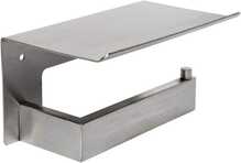 Tualettpaberihoidja Mediclinics AI2005CS, 16 x 10.2 x 9.5 cm, riiuliga, satiin