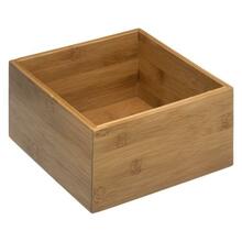 Kvadratuurne hoiukast Munkil, 18 x 18 x 9.5 cm, pruun
