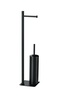 Tualetitarvete stend Gedy Trilly TR3214, must