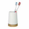 Hambaharjatops Wenko Bamboo 593199, 8.5 x 12 x 8.5 cm, pruun/valge