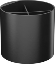 Hambaharjatops Hansgrohe WallStoris 27921670, 12.6 x 10.8 x 12.6 cm, must matt