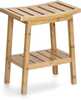 Vannitoa taburet Zeller, 40 x 25 x 46 cm, matt, pruun