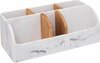 Kosmeetikakarp 5five Simply Smart Lea, 25.5 x 12 cm, marmorimustriga
