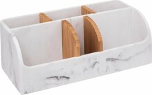 Kosmeetikakarp 5five Simply Smart Lea, 25.5 x 12 cm, marmorimustriga