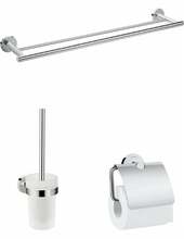 Vannitoatarvikute komplekt Hansgrohe Logis Universal 41727000, 13.8 x 2.6 x 9.2 cm