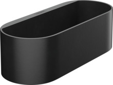 Vannitoariiul Hansgrohe WallStoris, 25 x 7.1 x 10 cm, matt must