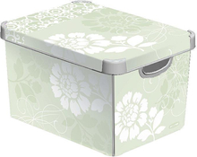 Kaanega hoiukast Curver, 39.5 x 29.5 x 25 cm, helepruun