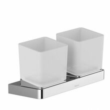 Vannitoa klaas ja hoidik Ravak TD 220, 17 x 11.5 x 10 cm, kroomitud