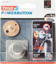 Konks Tesa Powerbutton Classic 59332-00000-01, roostevaba teras, 6 kg