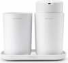 Vannitoatarvikute komplekt Brabantia ReNew 280382, 3 tk, valge