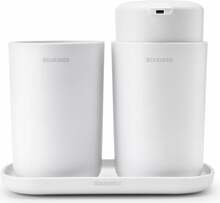 Vannitoatarvikute komplekt Brabantia ReNew 280382, 3 tk, valge
