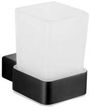Vannitoa klaas alusega Mexen Pavo 7030438-70, 8.8 x 10.5 x 7 cm, must