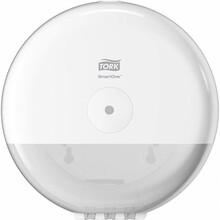 Tualettpaberi dosaator Tork Smart One T8 (680000), valge, plastik