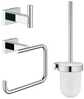 Vannitoa aksessuaaride komplekt Grohe Essentials Cube 40757001, kroom