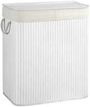 Pesukorv Songmics, 100 L, valge