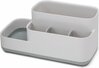 Vannitoa tarvikute hoidja Joseph Joseph EasyStore 70513, 11.9 x 11.6 x 24.9 cm, valge/hall
