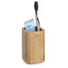 Hambaharjatops Zeller Bamboo, 7 x 11.4 x 7 cm, bambus, pruun