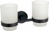 Topeltvannitoa klaas alusega Mexen Tiber 7050552-70, 8.5 x 9.5 x 20 cm, must