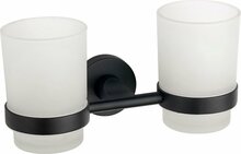 Topeltvannitoa klaas alusega Mexen Tiber 7050552-70, 8.5 x 9.5 x 20 cm, must