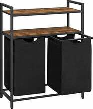 Vannitoakapp Leobert BLH211B01, 33 x 73 x 91 cm, must/pruun