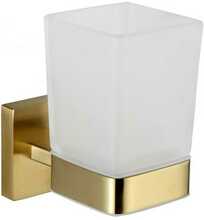 Vannitoa klaas alusega Mexen Vox 707038-55, 8.8 x 10.5 x 7 cm, kuld