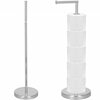 Tualettpaberihoidja Springos TS0001, kroomitud, 2-in-1