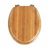 Tualetipott Wenko Bamboo, 37 x 42.5 cm, pruun