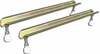 Vannitoa tugi Ravak 75 U, CY00030000, Chrome