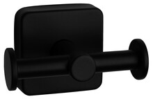 Topelt rätikukonks Kapitan QUATTRO 42 22 55, must matt