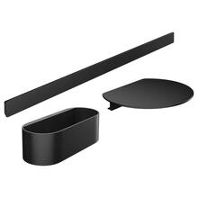 Vannitoatarvikute komplekt Hansgrohe WallStoris 27966670, must matt