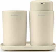 Vannitoatarvikute komplekt Brabantia ReNew 223402, 3 tk, beež